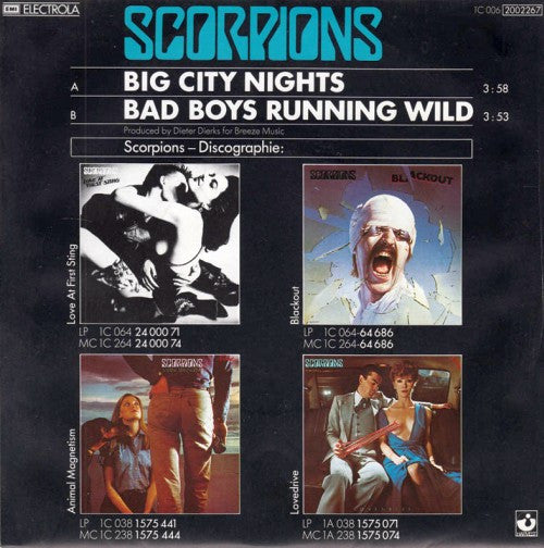 Scorpions : Big City Nights (7", Single)