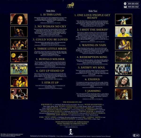 Bob Marley And The Wailers* : Legend (The Best Of Bob Marley And The Wailers) (LP, Comp, Gat)