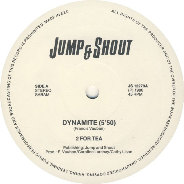 2 For Tea : Dynamite (12")