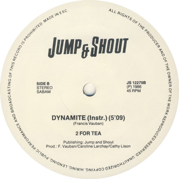 2 For Tea : Dynamite (12")