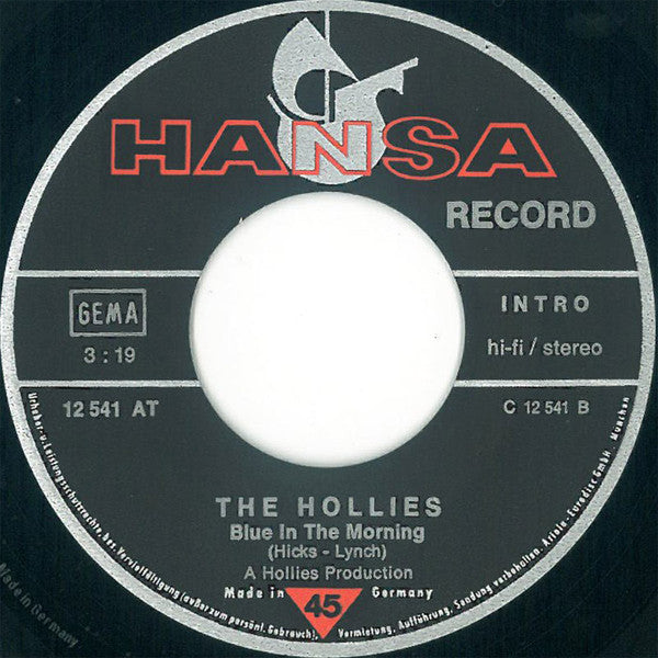 The Hollies : Don't Leave The Child Alone / Blue In The Morning (7", Single)