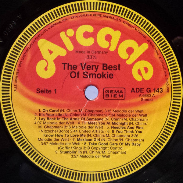 Smokie : The Very Best Of (LP, Comp)
