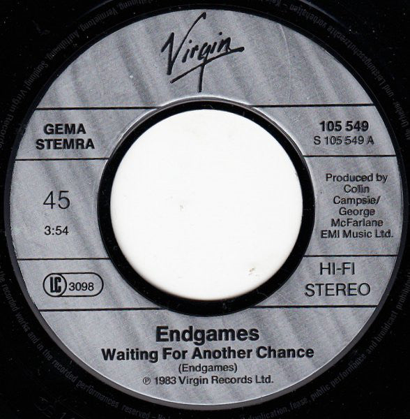 Endgames : Waiting For Another Chance (7", Single)