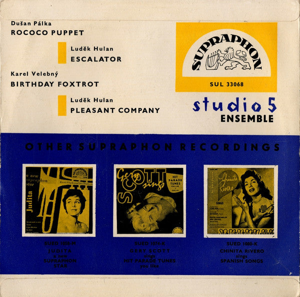Studio 5 (2) : Let Us Foxtrot! (7", EP, Mono)
