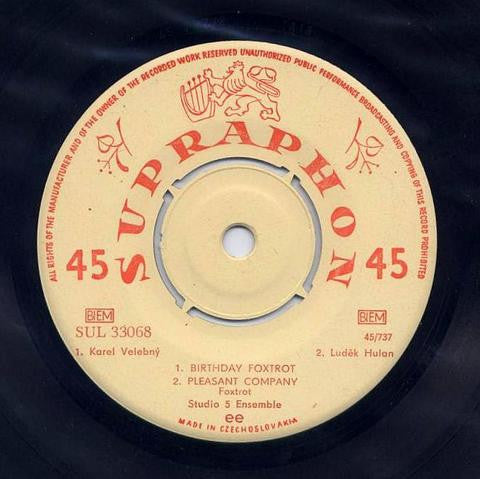 Studio 5 (2) : Let Us Foxtrot! (7", EP, Mono)