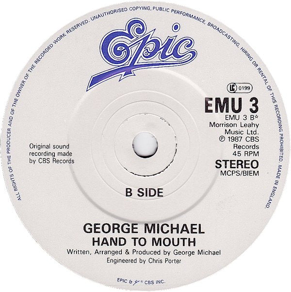 George Michael : Faith (7", Single)