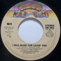 Kiss : I Was Made For Lovin' You (7", Single, Styrene, 56 )