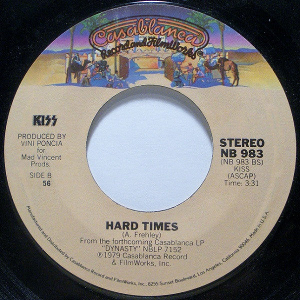 Kiss : I Was Made For Lovin' You (7", Single, Styrene, 56 )