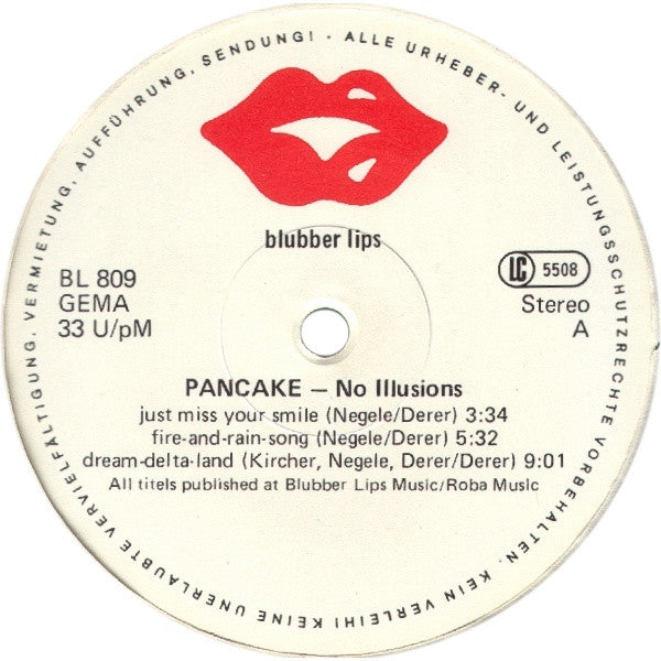 Pancake (3) : No Illusions (LP, Album)