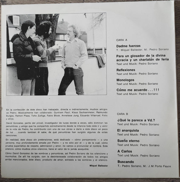 Pedro Soriano : Pedro Soriano (LP)