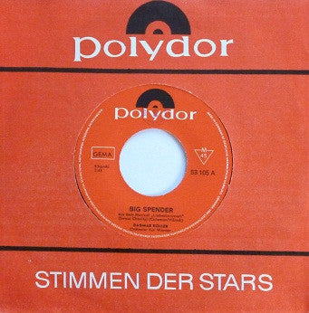 Dagmar Koller : Big Spender (7", Single, Mono)