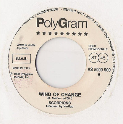 Scorpions / Crystal Waters : Wind Of Change / Makin' Happy (7", Promo)