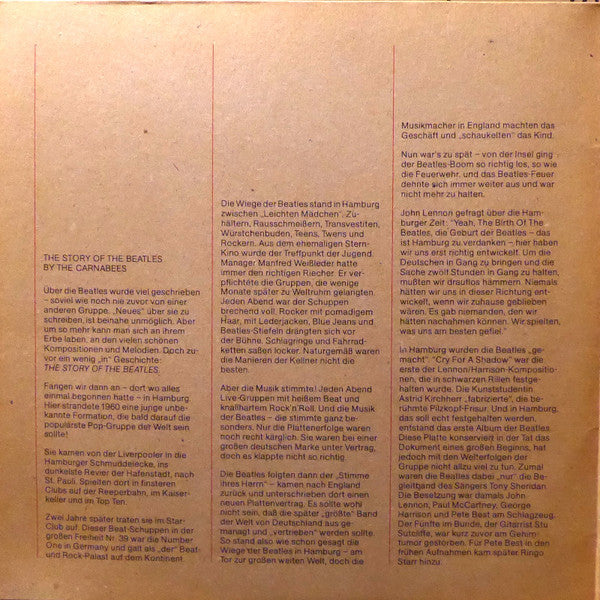 The Carnabees : The Story Of The Beatles (2xLP, Album)