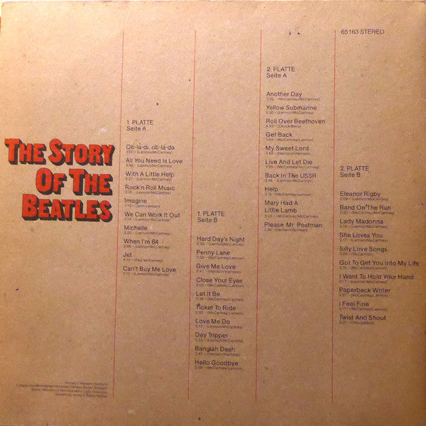 The Carnabees : The Story Of The Beatles (2xLP, Album)