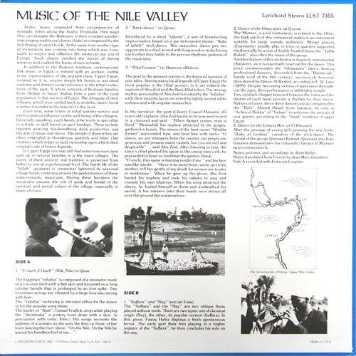 Various : Music Of The Nile Valley (LP, Album)