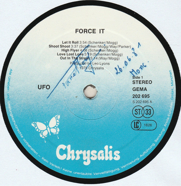 UFO (5) : Force It (LP, Album, RE)