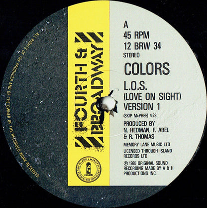 Colors (3) : L.O.S. (Love On Sight) (12")