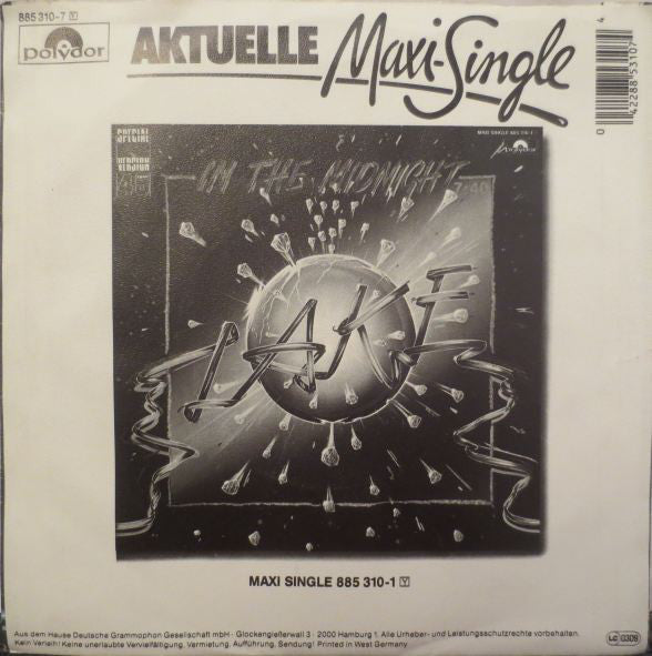 Lake (2) : In The Midnight (7", Single)
