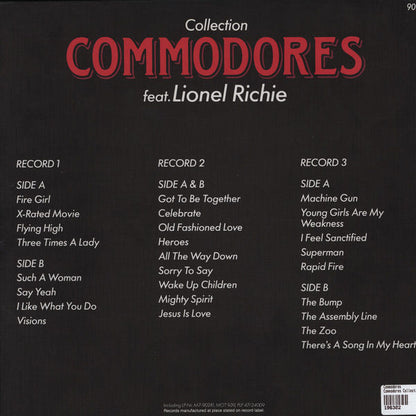 Commodores Feat. Lionel Richie : Collection (3xLP, Album + Box, Comp)