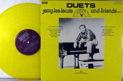 Jerry Lee Lewis And Friends : Duets (LP, Album, Club, RE, Yel)