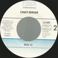 Cindy Berger : Herz Unter Strom (7", Single)