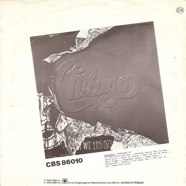 Chicago (2) : If You Leave Me Now (7", Single)