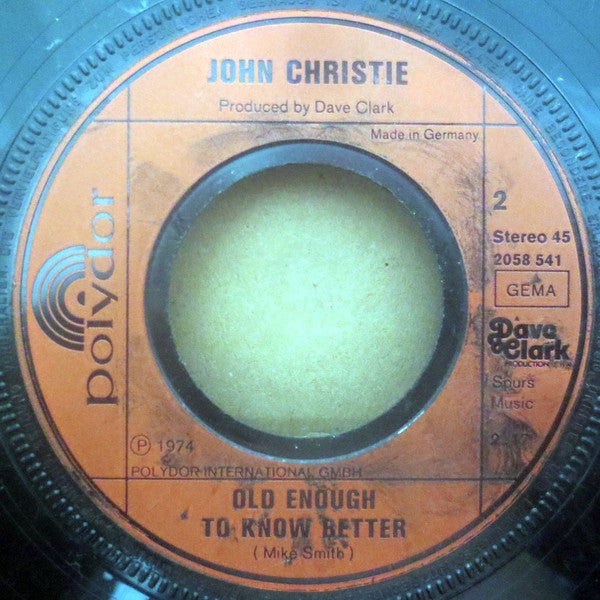 John Christie : House Of Cards (7", Single)