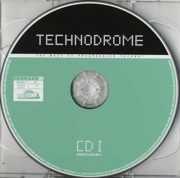 Various : Technodrome Volume 16 (CD, Copy Prot., Mixed + CD, Comp, Copy Prot.)
