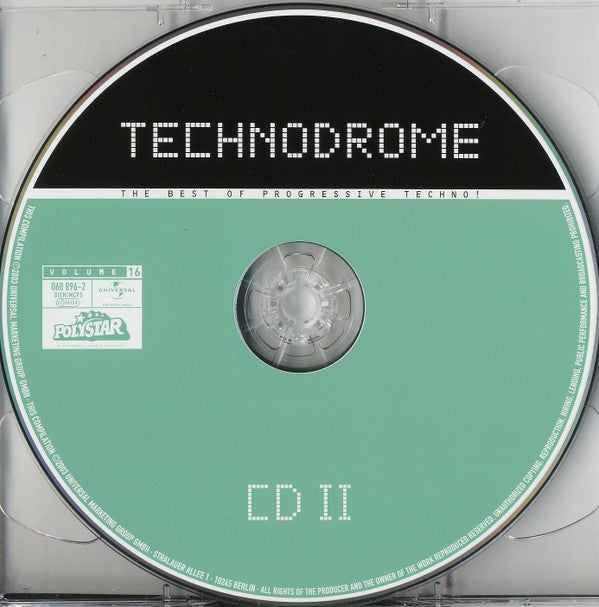 Various : Technodrome Volume 16 (CD, Copy Prot., Mixed + CD, Comp, Copy Prot.)