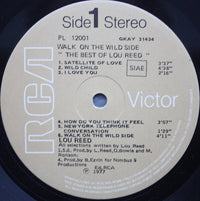 Lou Reed : Walk On The Wild Side - The Best Of Lou Reed (LP, Comp)