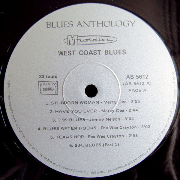 Various : West Coast Blues (LP, Comp, RE)