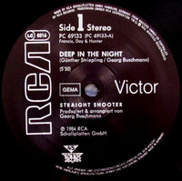 Straight Shooter : Deep In The Night / Blue Collar (12", Maxi)