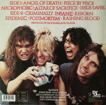 Slayer : Reign In Blood (LP, Album, RE)
