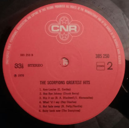 The Scorpions : Greatest Hits (LP, RE)