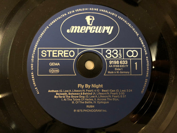 Rush : Fly By Night / Rush (2xLP, Comp)