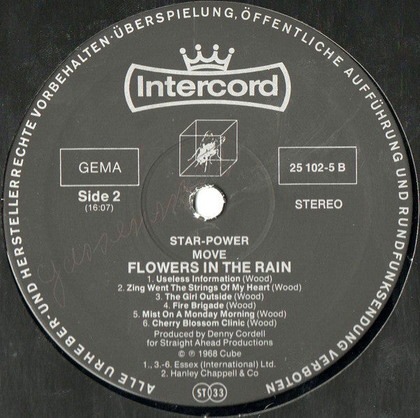 Move* : Flowers In The Rain (LP, Album, RE)