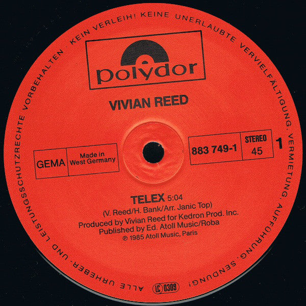 Vivian Reed : Telex (12", Maxi)