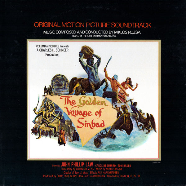 Miklos Rozsa*, The Rome Symphony Orchestra* : The Golden Voyage Of Sinbad: Original Motion Picture Soundtrack (LP, Album)