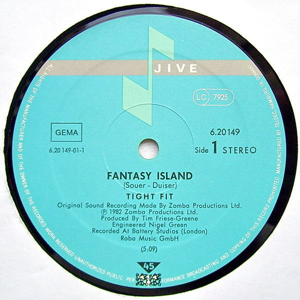 Tight Fit : Fantasy Island (12", Maxi)