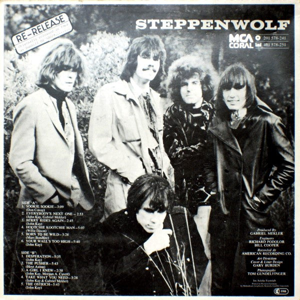 Steppenwolf : Steppenwolf (LP, Album, RE)