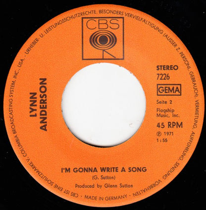 Lynn Anderson : You're My Man (7", Single, Promo)