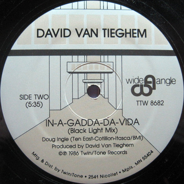 David Van Tieghem : In-A-Gadda-Da-Vida (12")