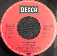 Billy Jones (3) : I'm The One / I'll Keep Holding On (7", Single)