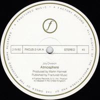 Joy Division : Atmosphere (12", Single, RP, Lin)