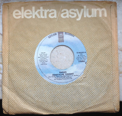 Eagles : Heartache Tonight (7", Single, SP )
