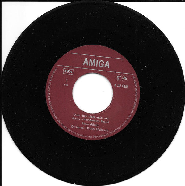Peter Albert : Dreh Dich Nicht Mehr Um / Musik, Musik (7", Single)