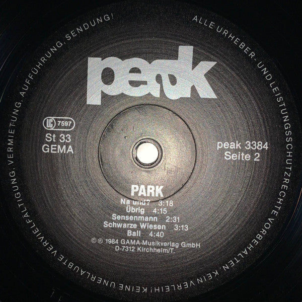Park (13) : Park (LP, Album)
