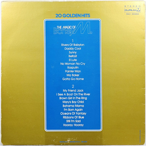 Boney M. : The Magic Of Boney M. - 20 Golden Hits (LP, Comp)
