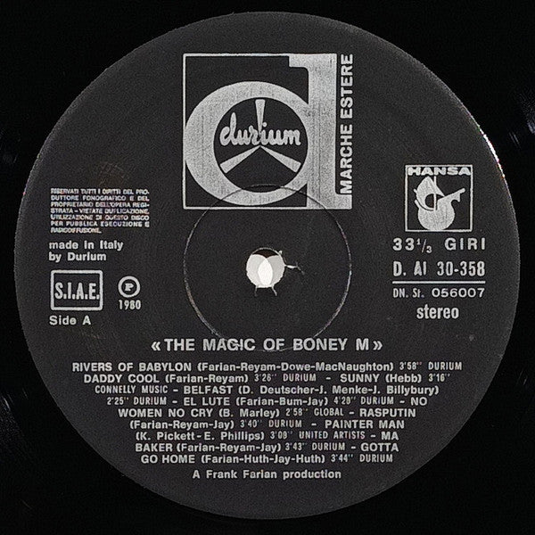 Boney M. : The Magic Of Boney M. - 20 Golden Hits (LP, Comp)