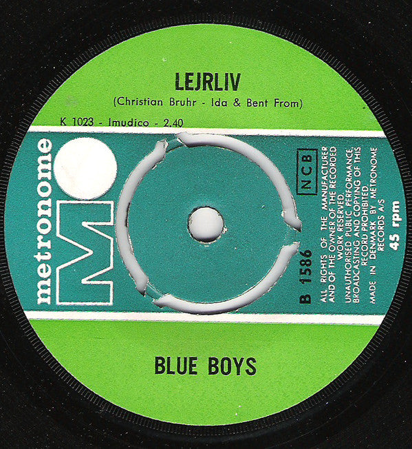 Blue Boys : 500 Mil / Lejrliv (7", Single)